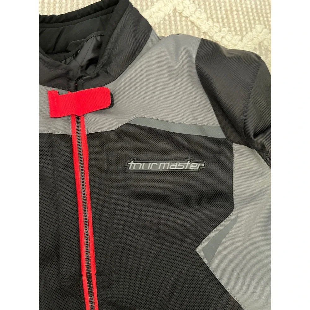 Tourmaster Intake Air‎ V6 Jacket Black Red Woman Size Large Motorcycle